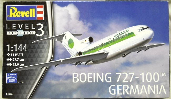 Revell 1/144 Boeing 727 -100 Germania - (727-100), 03946 plastic model kit